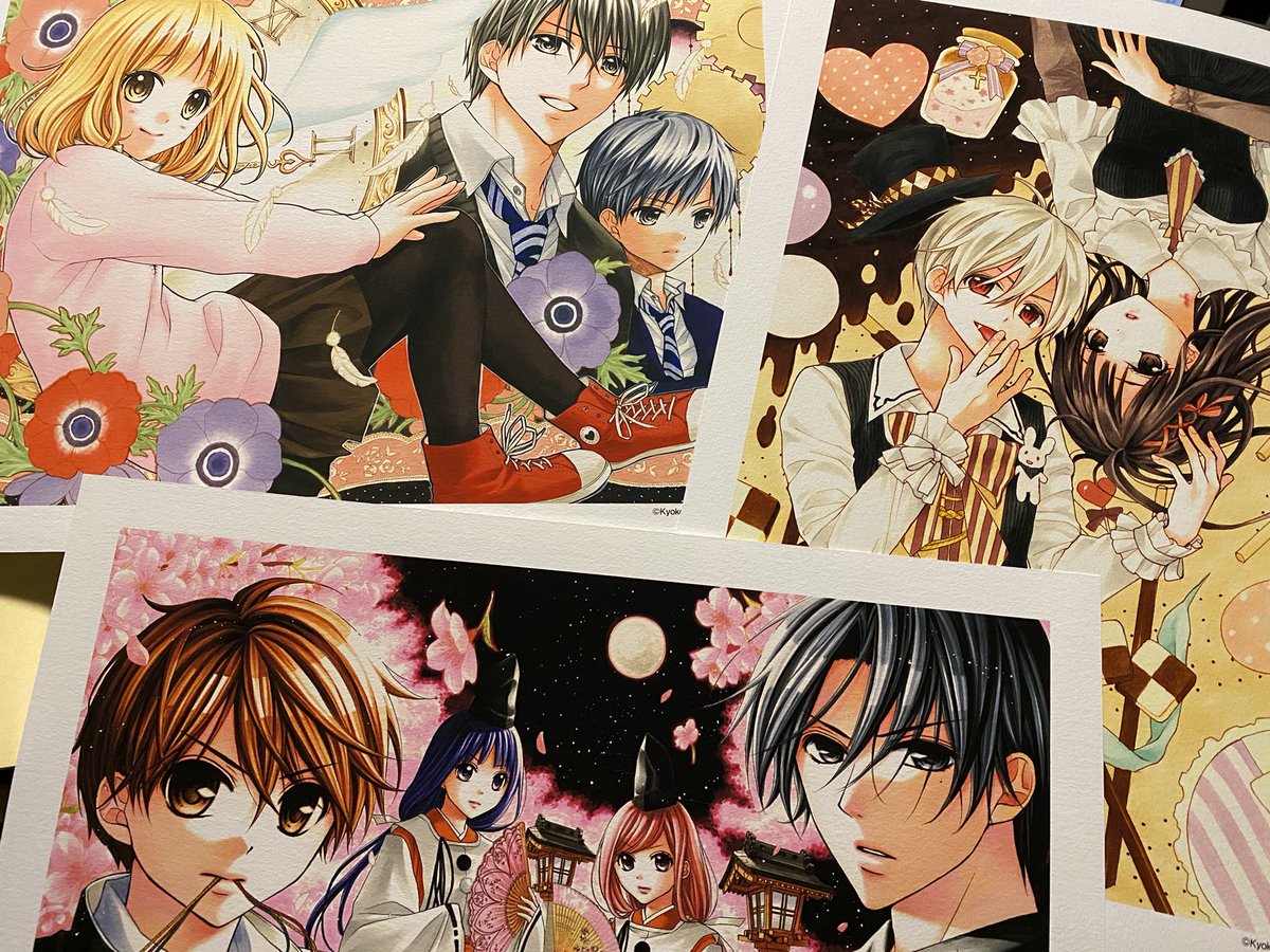 オンライン展覧会のグッズのプリマグラフィ✨
お高いのにご注文くださった方、本当にありがとうございます🥺✨✨直筆サインを入れましたので無事に届きますように🎁