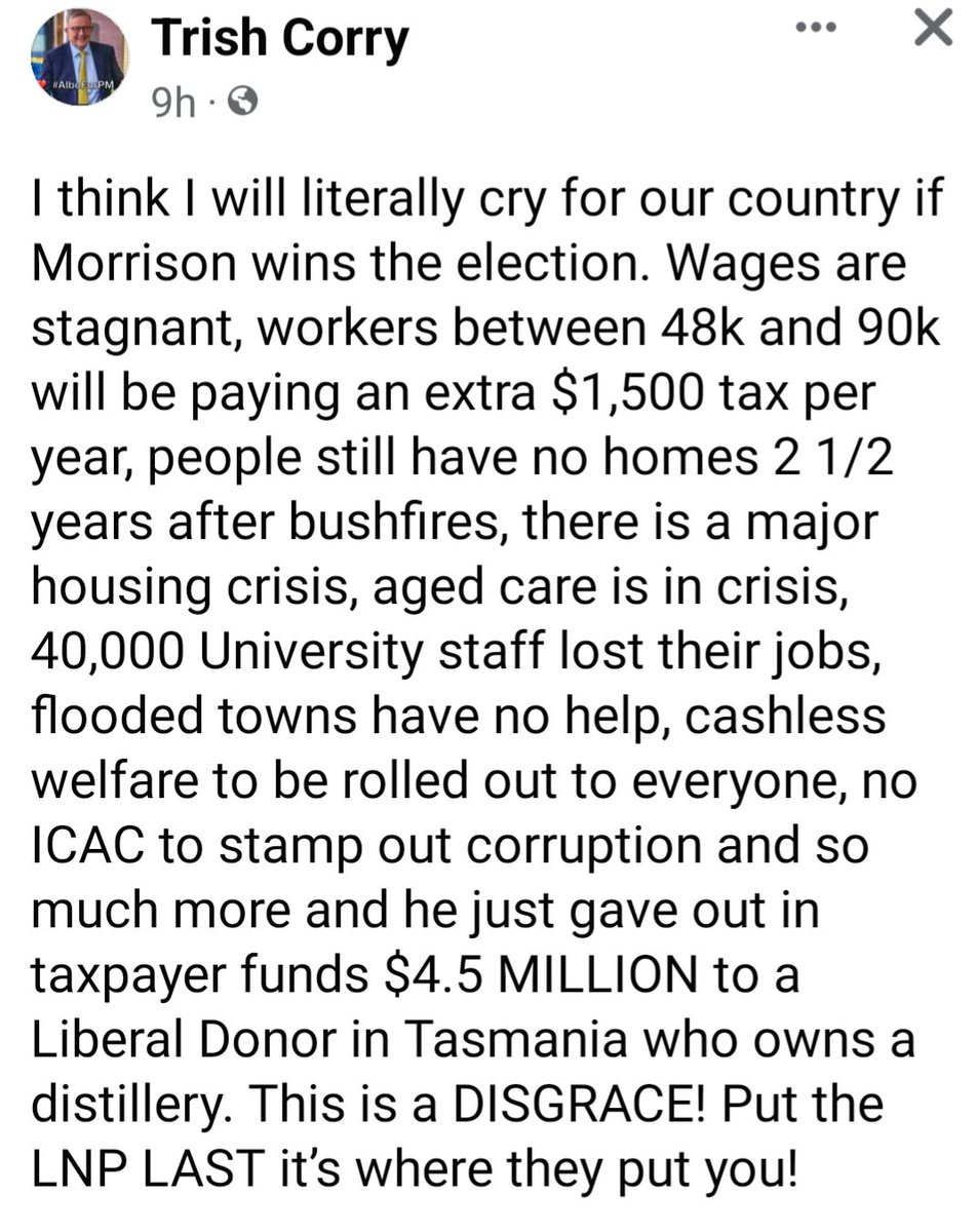 lesstenny's tweet image. What Trish said    #auspol #ausvotes #AusVotes2022