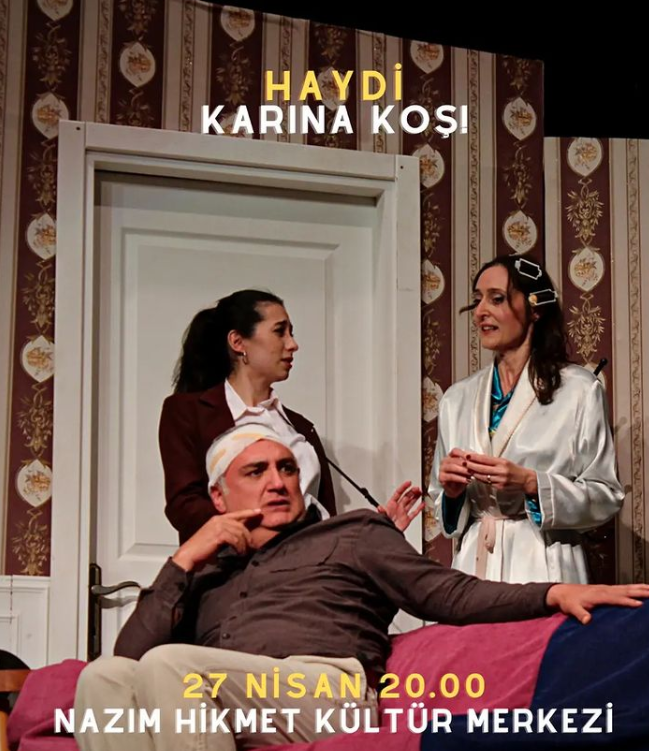 Haydi Karına Koş 27 Nisan Çarşamba günü 20.00’da Nazım Hikmet Kültür Merkezi’nde!

Biletlere Biletix.com üzerinden ulaşabilirsiniz. (Link bioda)

#HaydiKarınaKoş #biletix #RayCooney #izmirtiyatro #izmiretkinlik #izmiretkinlikleri #tiyatroiyidir #tiyatrocandır