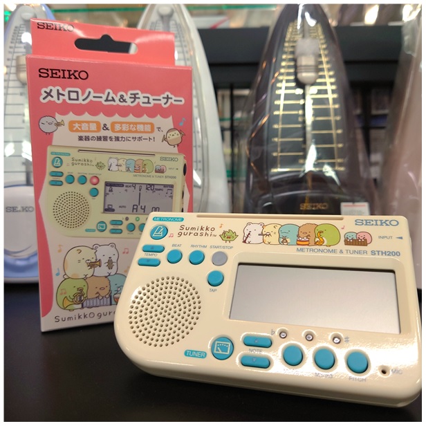 十字屋クロス2階売場 Seikoからも限定品のチューナー Amp メトロノームが発売されています かわいいキャラクターと一緒だと 練習が楽しくなりますね 税込5 170円 吹奏楽 金管バンド すみっコぐらし 限定品 Sth0sgy T Co Lbxbr2j03y