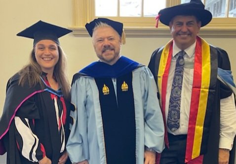 SocialWork_WSU's tweet image. #WSUSocialWork celebrating our wonderful students #Graduation2022