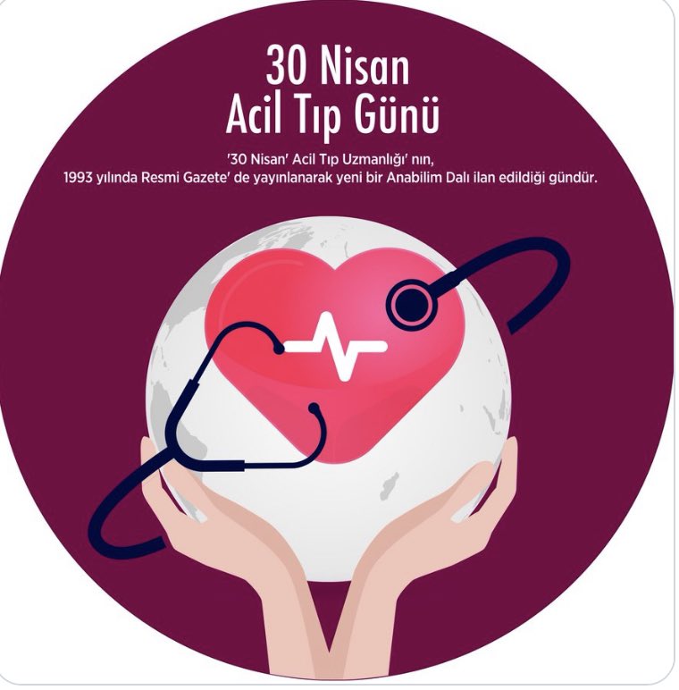 Hayatın Pamuk ipliğine bağlı olduğu o anların Kahramanları Acil Tıp Neferlerinin Günü Kutlu olsun. 30 Nisan 1993 te kurulan Acil Tıp Camiasının bir Neferi olmak büyük bir gururdur. İyi ki varsınız Acil Tıpçılar #30 Nisan #AcilTıpGünüKutluOlsun <a href="/TrTATD/">Türkiye Acil Tıp Derneği - TATD (EMAT)</a> <a href="/saglikbakanligi/">T.C. Sağlık Bakanlığı</a>