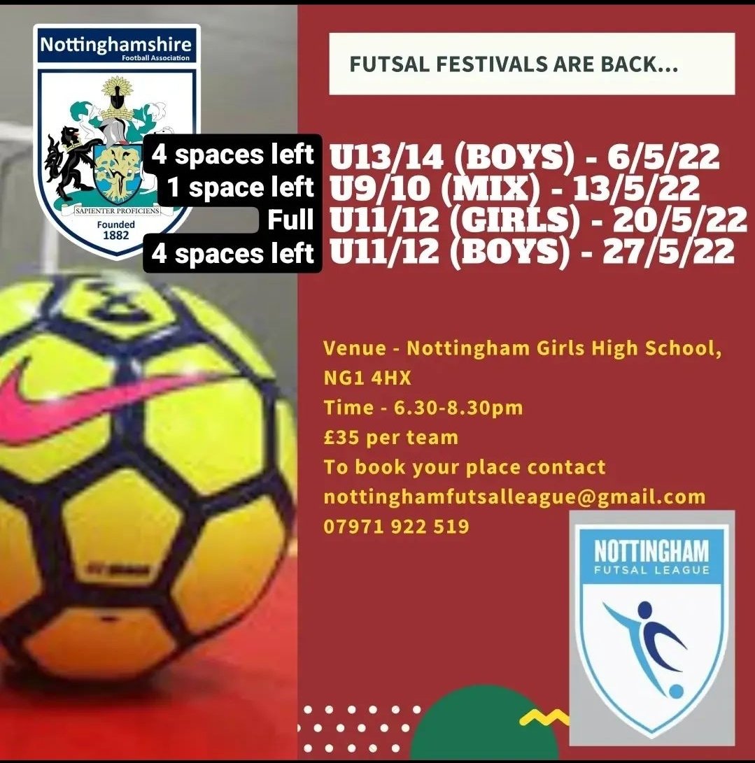 Nottingham Futsal League tweet media