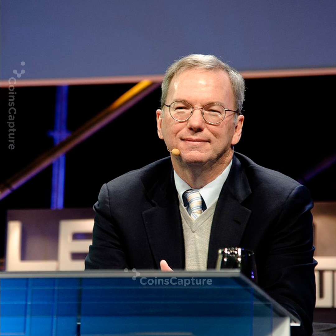 CoinsCapture's tweet photo. NEWS : Ex-Google Chief Eric Schmidt Starts Investing in Crypto

In an interview with CNBC, Former Google CEO and Chairman Eric Schmidt.......

Read more on website : https://t.co/pYOkgBiNXm
#ExGoogle #TokenSale #cheif #investing #cryptocoins #googleceo #metaverse #cnbc https://t.co/uACBQ9UmIv