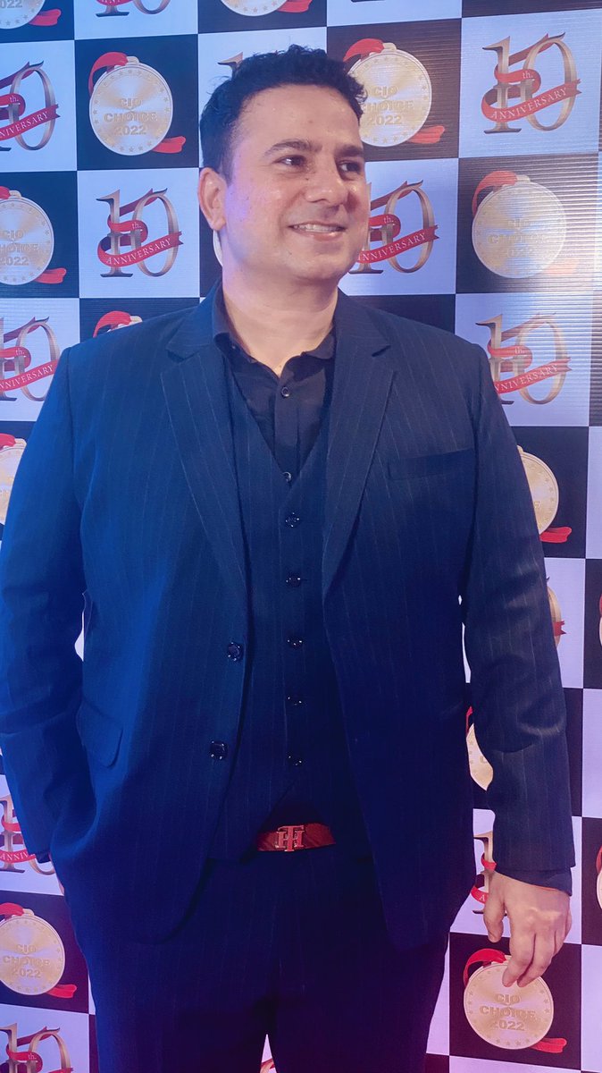 Hosting The CIO Choice Red Carpet Night 2022!!
10 Glorious Years of #ciochoice <a href="/CIOChoice/">CIOChoice</a> &amp; CORE Media.
#ciochoice2022 
<a href="/ciodialogues/">CIO Dialogues</a> <a href="/MathurAnoop/">Anoop Mathur</a> <a href="/mehtasanjay/">Mehta Sanjay</a>