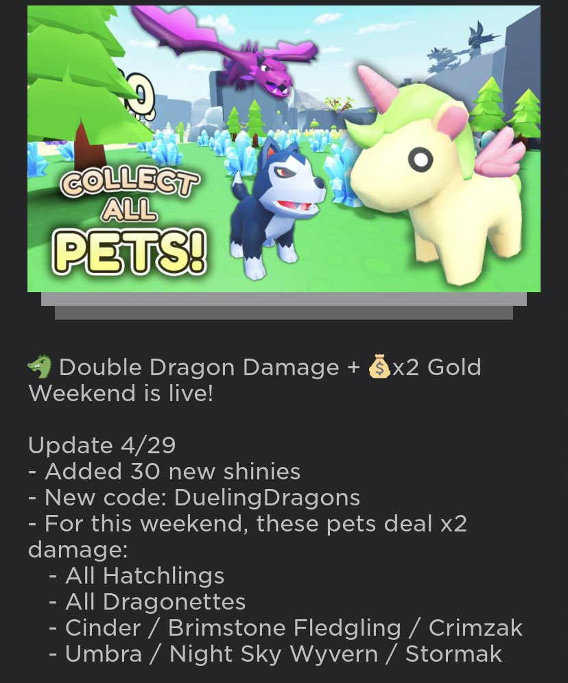 Collect All Pets codes