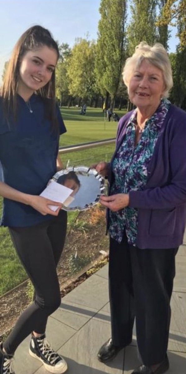 SummerhillSch's tweet photo. Another great achievement…… Congratulations to Zizi…entering golfs  County Championships @StourbridgeGC and winning the Grace Boulton Salver. @YouthSportTrust @ThisGirlCanUK 👏🏻 https://t.co/YKfZ5ZJc69