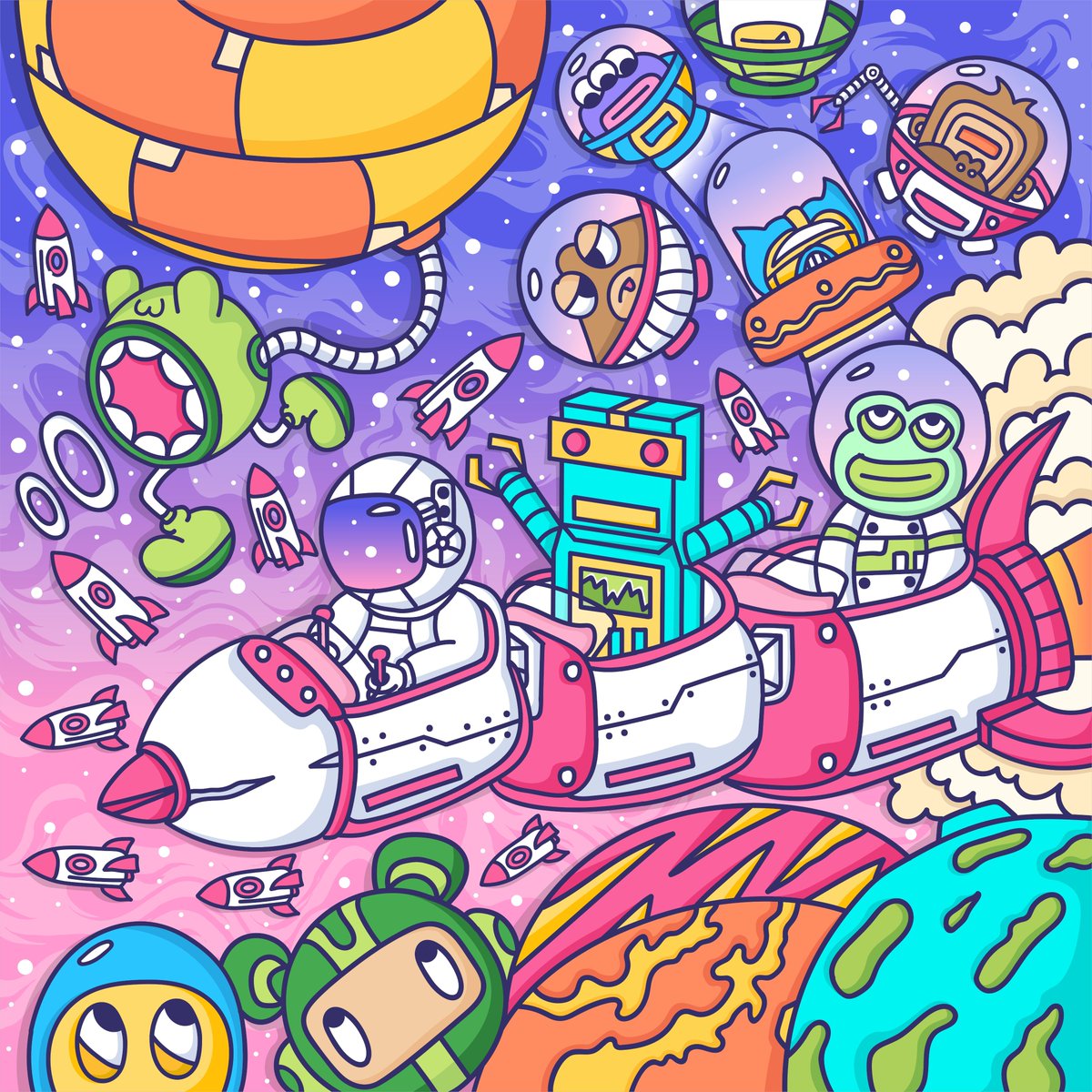 RoyaLegalNFTs's tweet image. 🚀🎁#NFTGiveaway - Space Roller Coaster🎁🚀

🛎️To enter⤵️

1⃣Follow me @RoyaLegalNFTs🔔
2⃣RT + 🧡
3⃣Tag 3 friends👩‍👧‍👧

⏳24H

#RoyaLegalCommunity #NFT #NFTGiveaways #NFTs #NFTCommunity #NFTCollector #Giveaway #NFTart