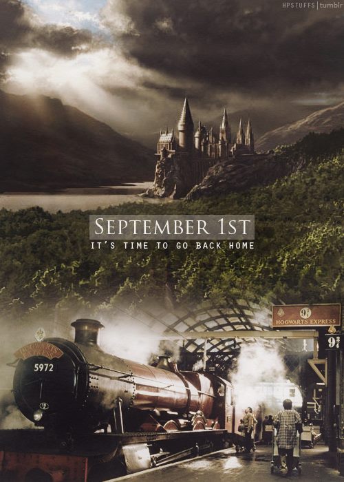 Don't forget, the Hogwarts Express leaves Platform 9 ¾ at precisely 11 o'clock, so don't be late. #BackToHogwarts