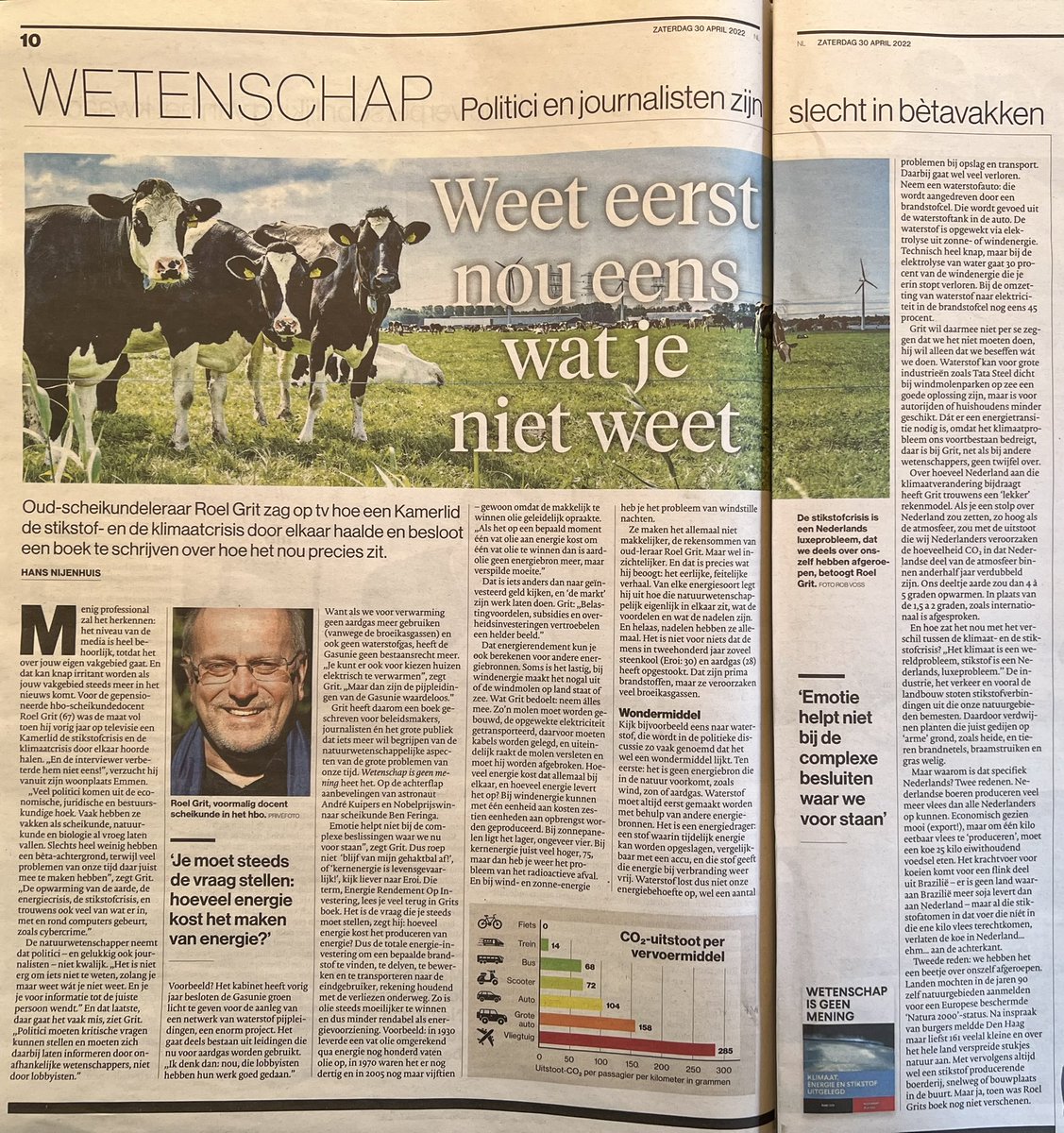 De stikstof- en klimaatcrisis, de klimaatverandering, onze toekomst, vragen om informatie van onafhankelijke wetenschappers. Zoals deze <a href="/RoelGrit/">Roel Grit</a> Geen tijd meer voor foute keuzes. <a href="/MinisterNenS/">Staslvvn</a> @TjeerdD66 <a href="/GroenLinksNgein/">GroenLinksNieuwegein</a> #AD