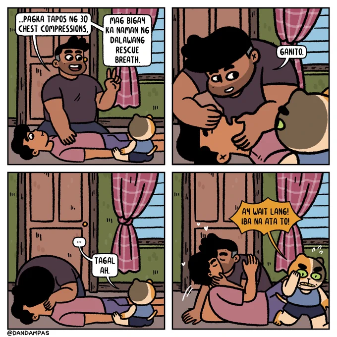 Teach your kids valuable life skills 😌 #dandampas #dandampascomics #artph 