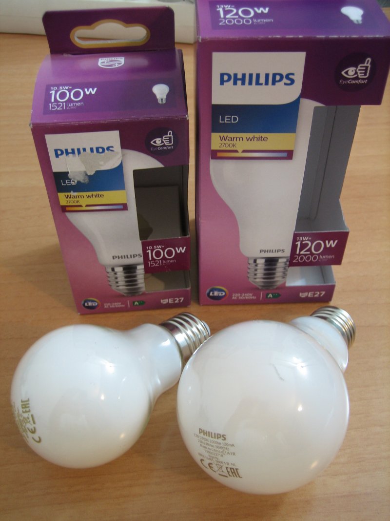blogbombillas's tweet photo. #Bombillas #led #Philips de hasta 150 lm/W
Nueva gama de vidrio mate y filamento led que intentan imitar la luz incandescente.
https://t.co/h4K0Gth6MO
Molestan a la vista, son muy caras y no consiguen el mismo efecto dando sensación de alumbrar menos.
Prefiero las #Corepro https://t.co/rijQdcPuI4