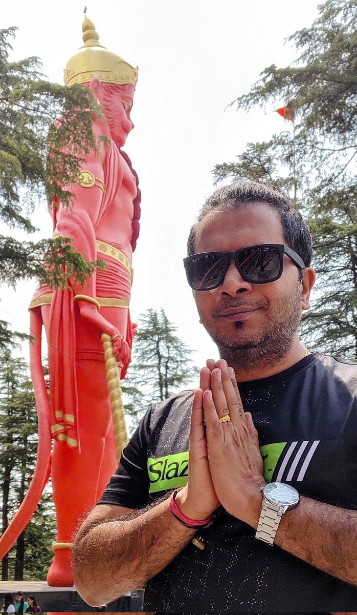 Jai Shri Ram
#Himachalpradesh pravas ka prarambh #HanumanChalisa ke sath kiya.. 

#shimla 
#himachal 
#Hanuman 
#JaiShriRam