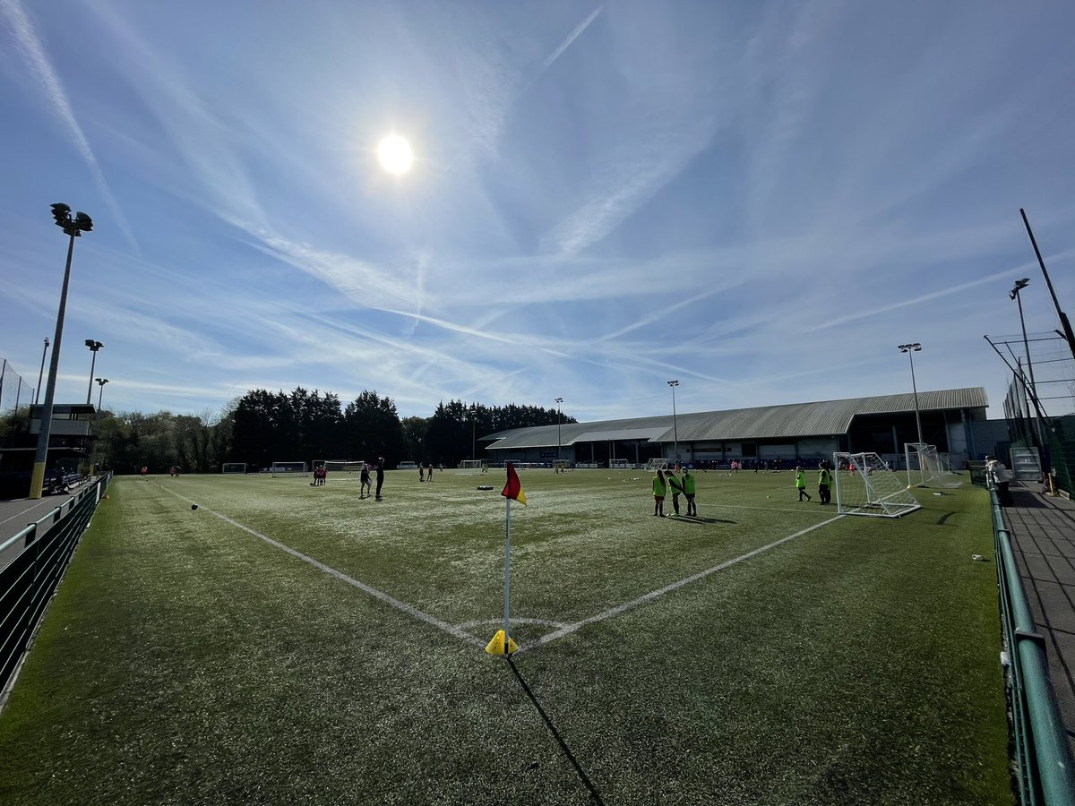 MeyersRw's tweet photo. Awesome to see so many girls at the @CardiffMetWFC football festival! Great to see this community engagement supporting the next generation. Girls are loving it in the ☀️Great to see a strong @Cdf_CosmosJnr contingent too! https://t.co/60DO88q9eu