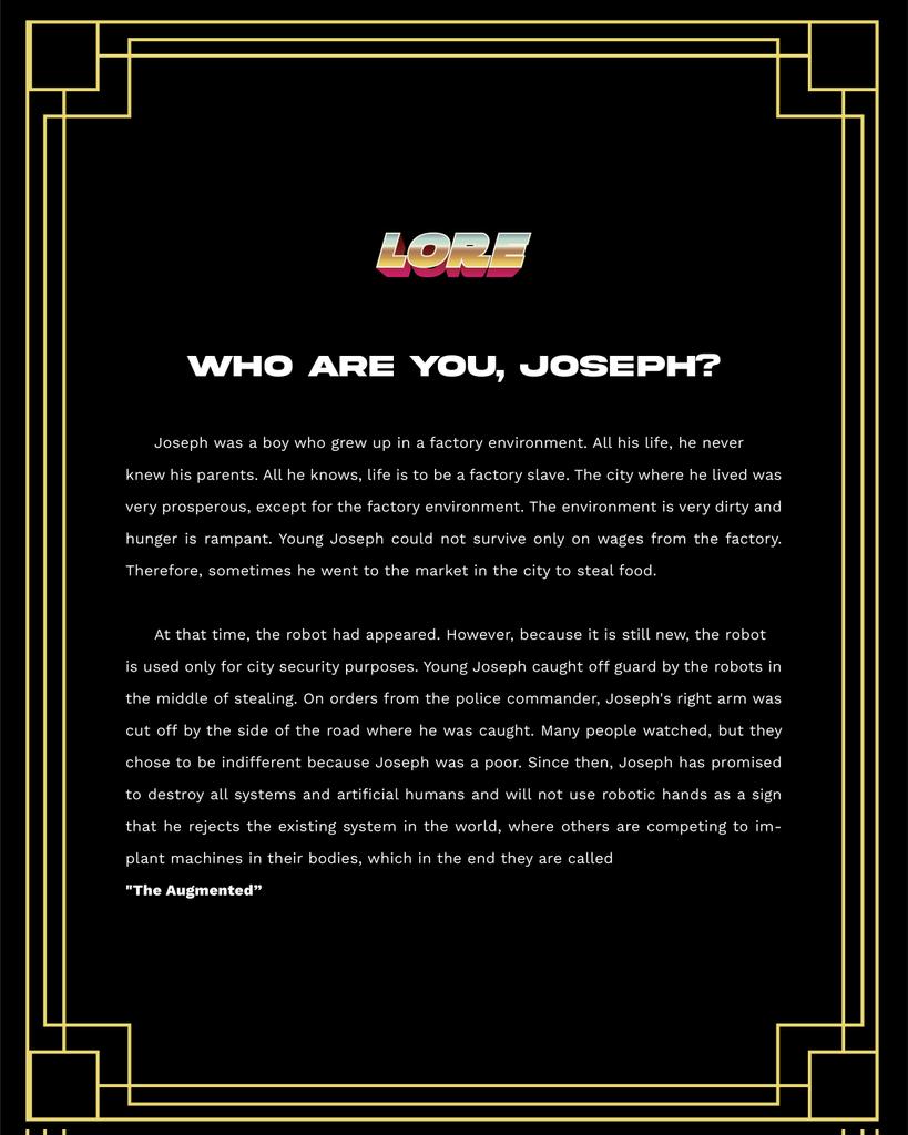 YoungJosephNFT's tweet photo. Good Afternoon! Here is the Lore of Joseph, including his origin, World Building, and Races in YJW Universe. Sorry for the messy timeline, website and discord is still underdevelopment. https://t.co/voIMWVqpyK