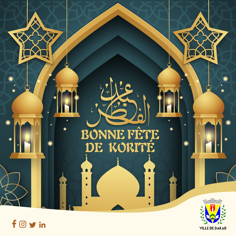 SocioculturelE's tweet photo. Le centre socioculturel de Fann Amitié Point E vous souhaite bonne fête de Korité.
#Korite2022
#Dewenaty
#FinRamadan https://t.co/u4cu3ei2B5