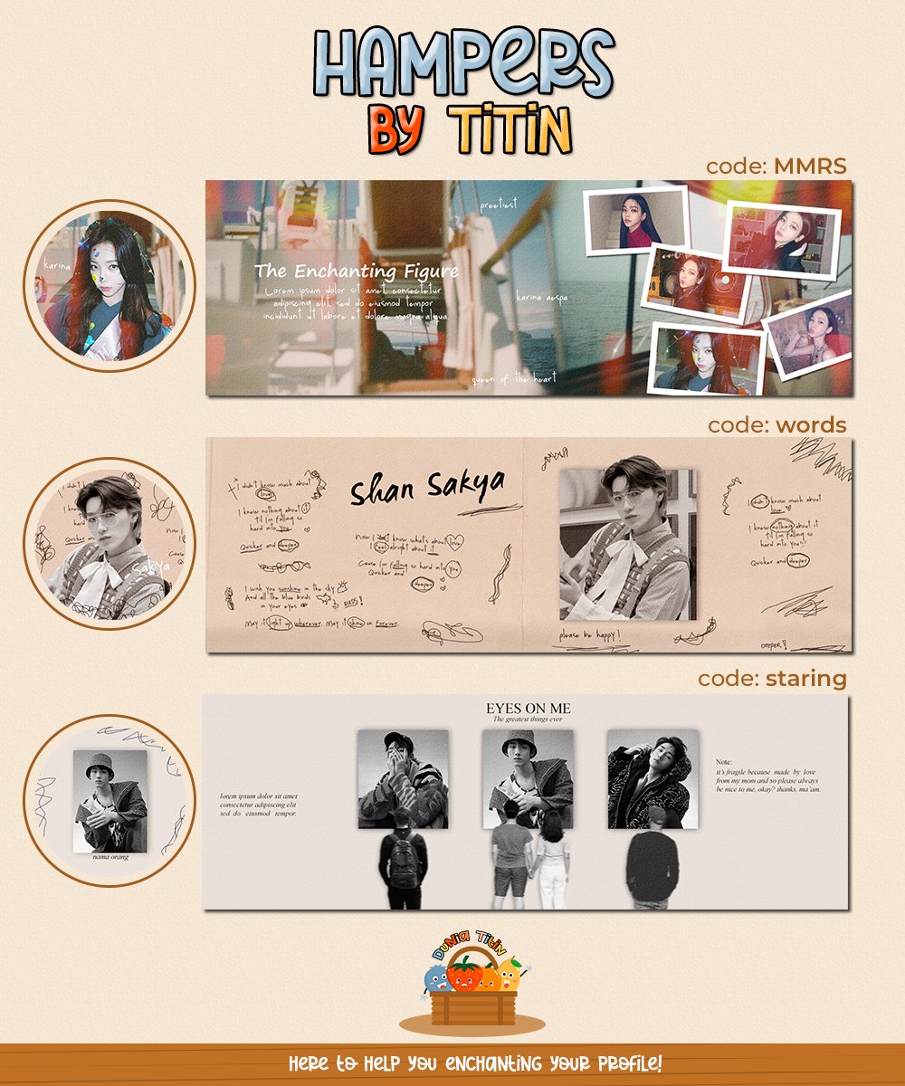 duniatitin's tweet photo. A retweet will be appreciated, 

HAMPERS BY TITIN! 

Dalam rangka menyambut hari lebaran, aku (Titin) mau kasih 20 slot layout khusus untuk desain seperti dibawah ini, tanpa bayar alias FREE! 

Untuk syarat dan ketentuan silahkan cek tweet dibawah ini ya. #zonaba #zonauang https://t.co/zlyjpYTopD