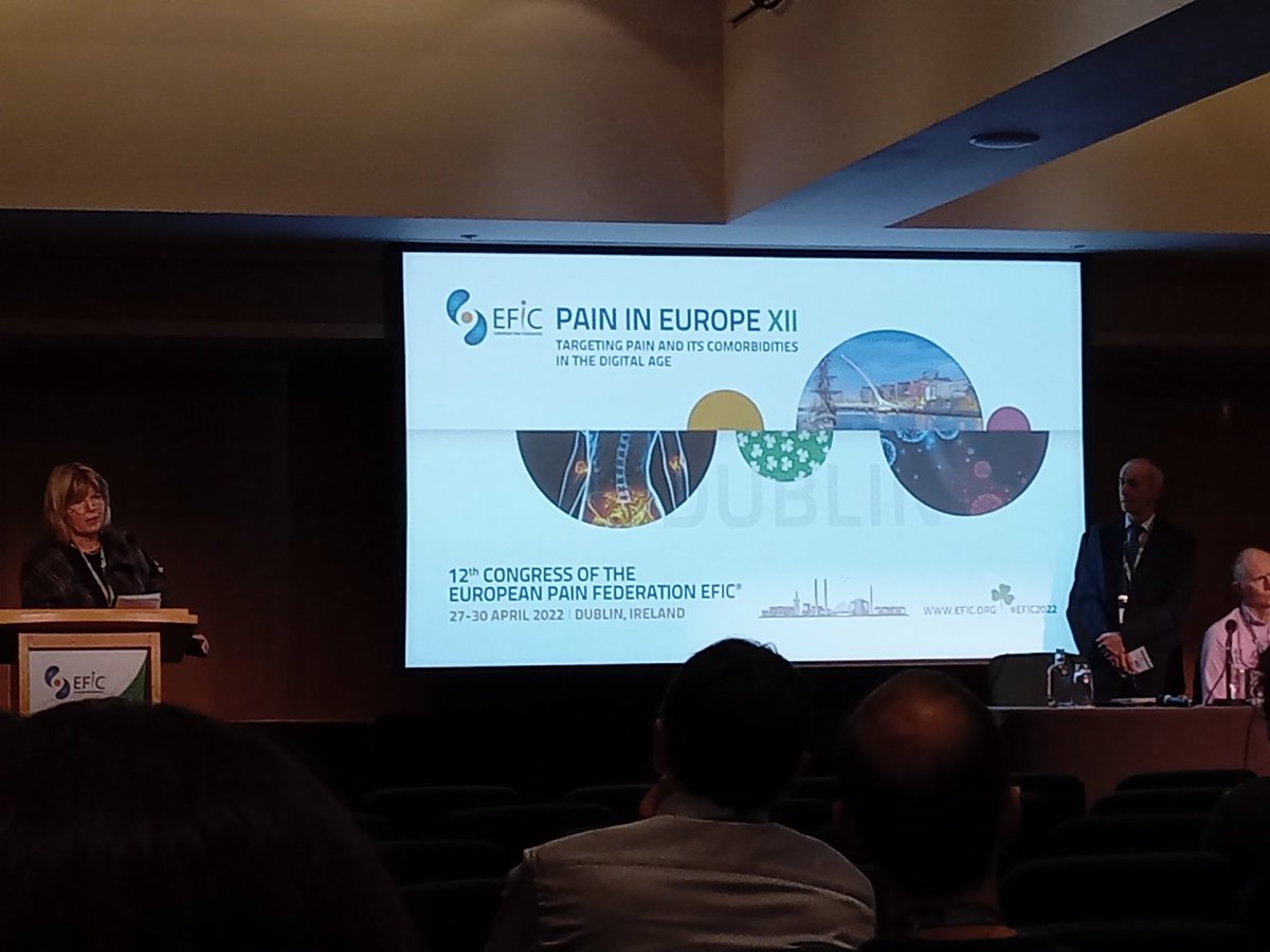 President Dr Therese O'Connor opening the #IPS_21 session at #EFIC22