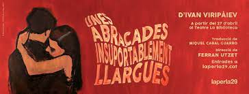 Aquest divendres al vespre (29 abril) vaig sortir de la Biblioteca de Catalunya al·lucinat per la bellesa del text i la brutalitat interpretativa d'<a href="/_alba_pujol/">Alba Pujol</a> &amp; Co.  

NO US PERDEU "Unes abraçades insuportablement llargues", una faula descarnada d’Ivan Viripàiev
@cia_laperla29