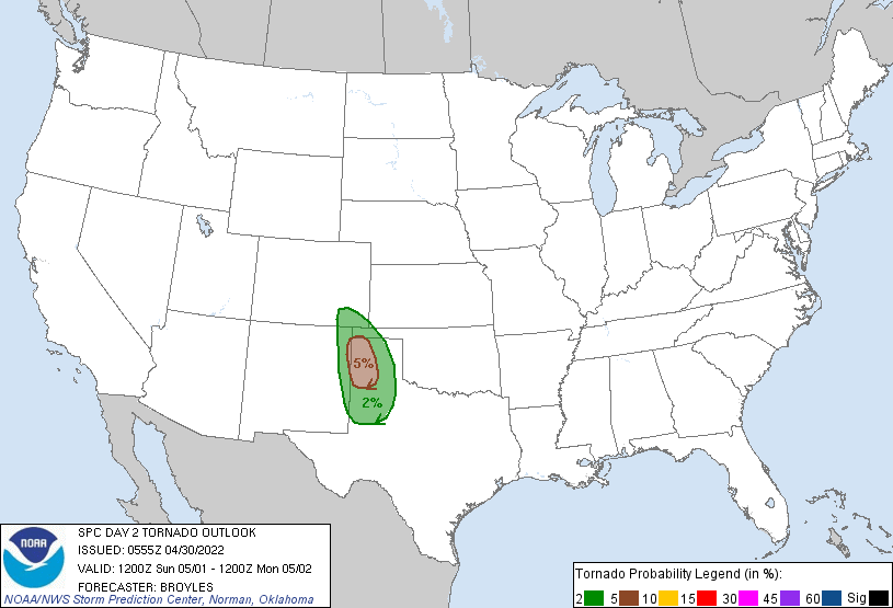 LimWeather's tweet photo. D2: #EnhancedRisk for NW #Texas. NE #NewMexico and NW #Oklahoma. #Tornado risk is at 5%, damaging #wind risk is at 15%, but SIG #hail will happen in #Colorado State as well, with a 30% risk in the ENH risk region. #NWSSPC #TXwx #NMwx #COwx #OKwx #USwx #wx #wxtwitter https://t.co/66vxM9KaVi