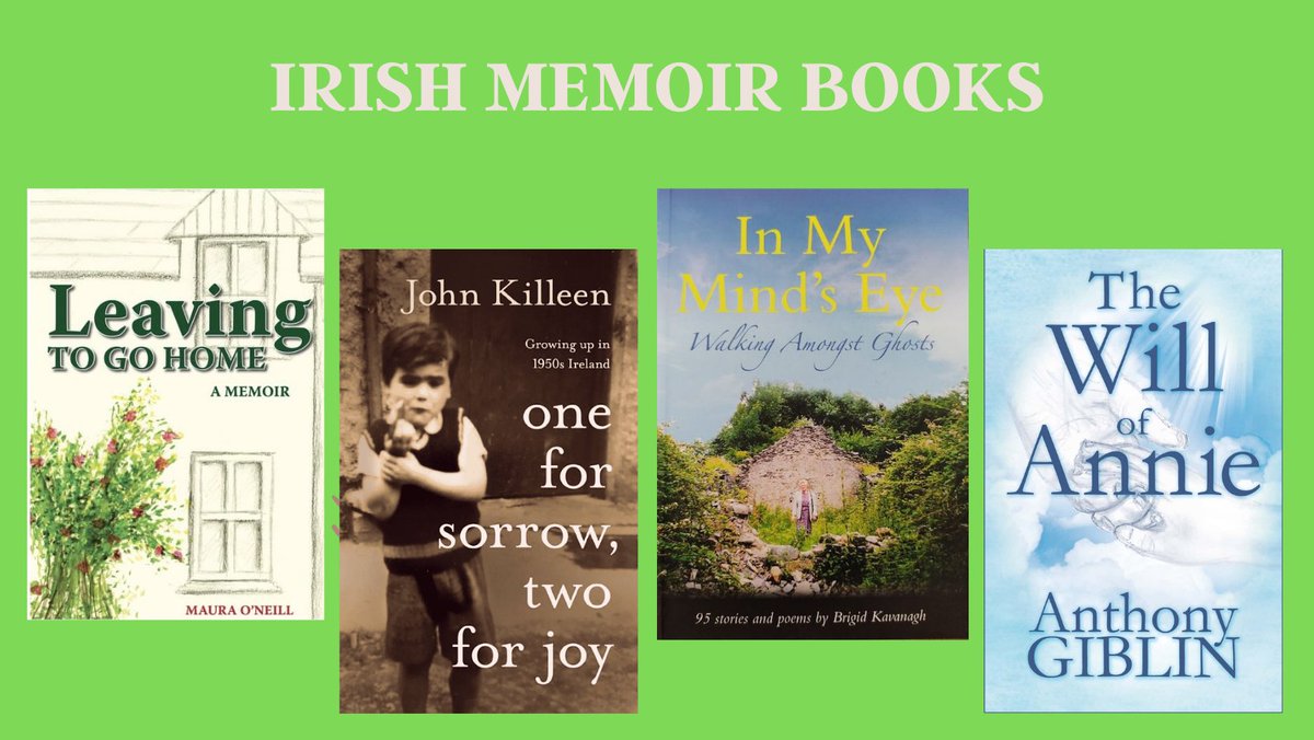 buythebook_ie's tweet photo. Irish Memoir Books now available at https://t.co/wCToJwso1a

#irishmemoir #memories #memoir #irishauthor #irishbookstagram #irishbooks #irish #readingcommunity #irishreaders #writingcommmunity #writersoftwitter #readers #AuthorsOfTwitter https://t.co/qv7xdngNhx