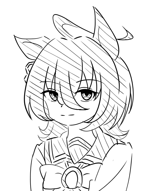 昔使ってたお絵かきツールで描いた。 