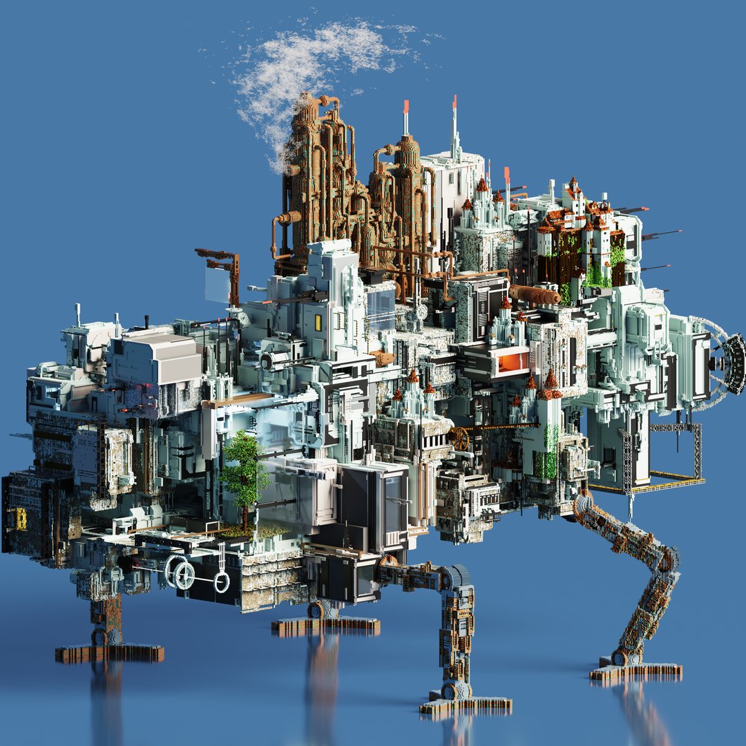 MVC_discord's tweet photo. New creation from @@abicus_tech #magicavoxel #voxel #voxelart https://t.co/pBldIaiAsD