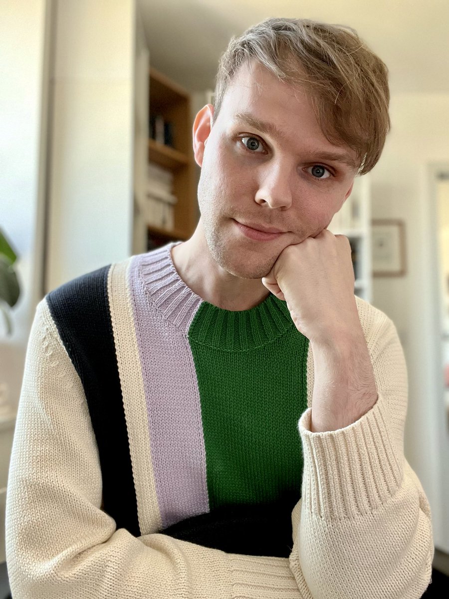 You can’t wear this jumper and not fall into a silly pose, IMO