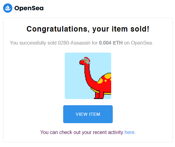 Another Dino Sooold to Generous <a href="/KawaiFarm/">Kawaifarm</a> 
Thank you so much, Ride Him well🥺🥺
Follow her #NFTCommunity 

#nftcollector #NFTartist