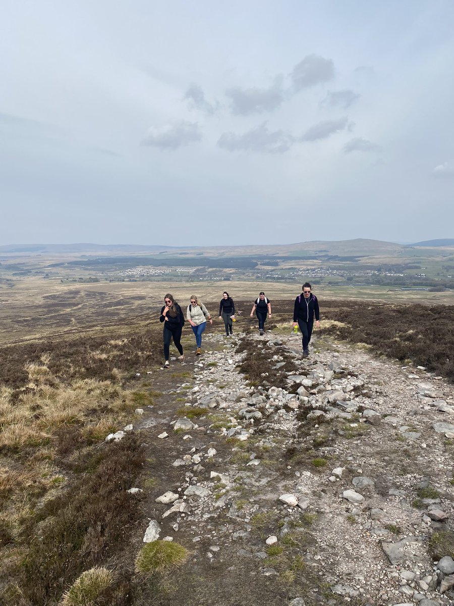 CherryTreesECC's tweet photo. Great morning and start to the holiday weekend, team building with (some of) team @CherryTreesECC. It was beautiful at the top but definitely easier on the way down 🤣💪🏼⛰ #cairntable  #teamwork 💕💕 https://t.co/Win0YQsqRM