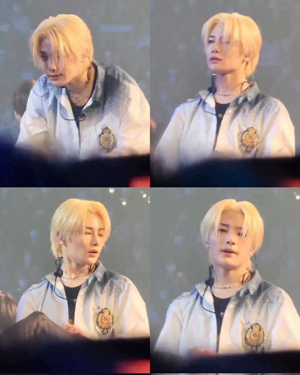 pov: you make eye contact with i.n in a concert