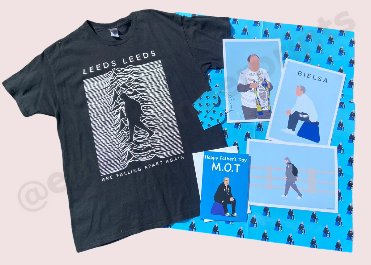 MATCHDAY GIVEAWAY

Win this #bielsa Fathers Day bundle
- 1 Bielsa T-shirt 
- 1 Fathers Day Card
- 2 Sheets of Gift wrap with tags
- 3 A4 Bielsa prints 

RETWEET
FOLLOW <a href="/emilyrender/">renderful</a> 
And tag a friend 

Winner announced Weds 4th May, 8pm 

Shop here emilyrenderprints.Etsy.com

#lufc