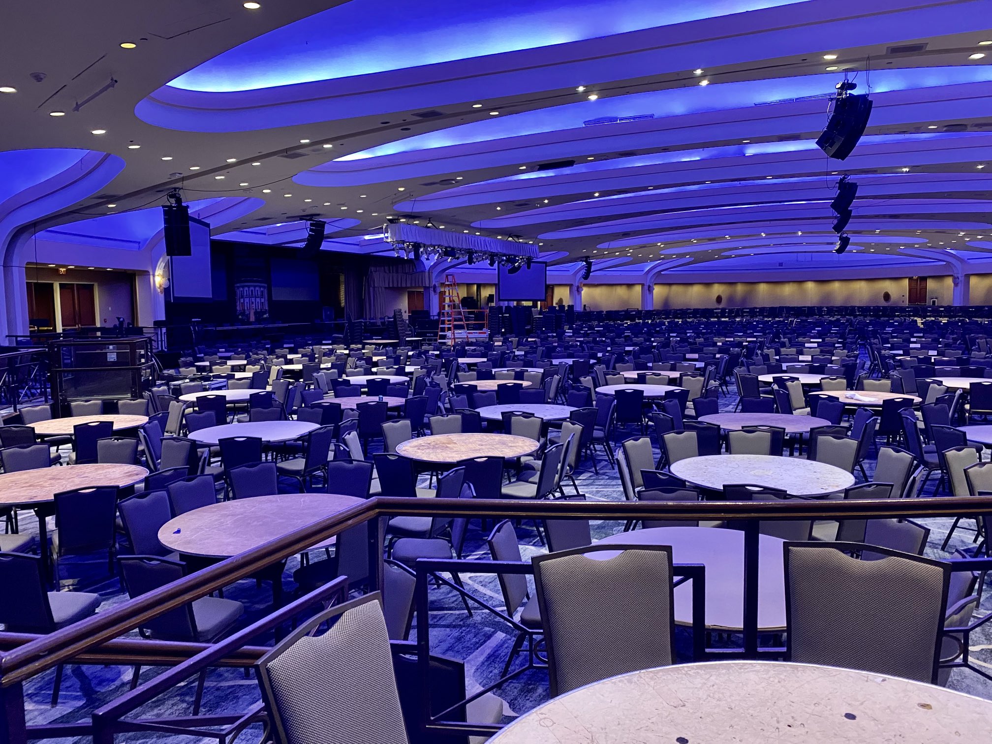 WHCA on Twitter "Setting up for tonight. First WHCA Dinner in three