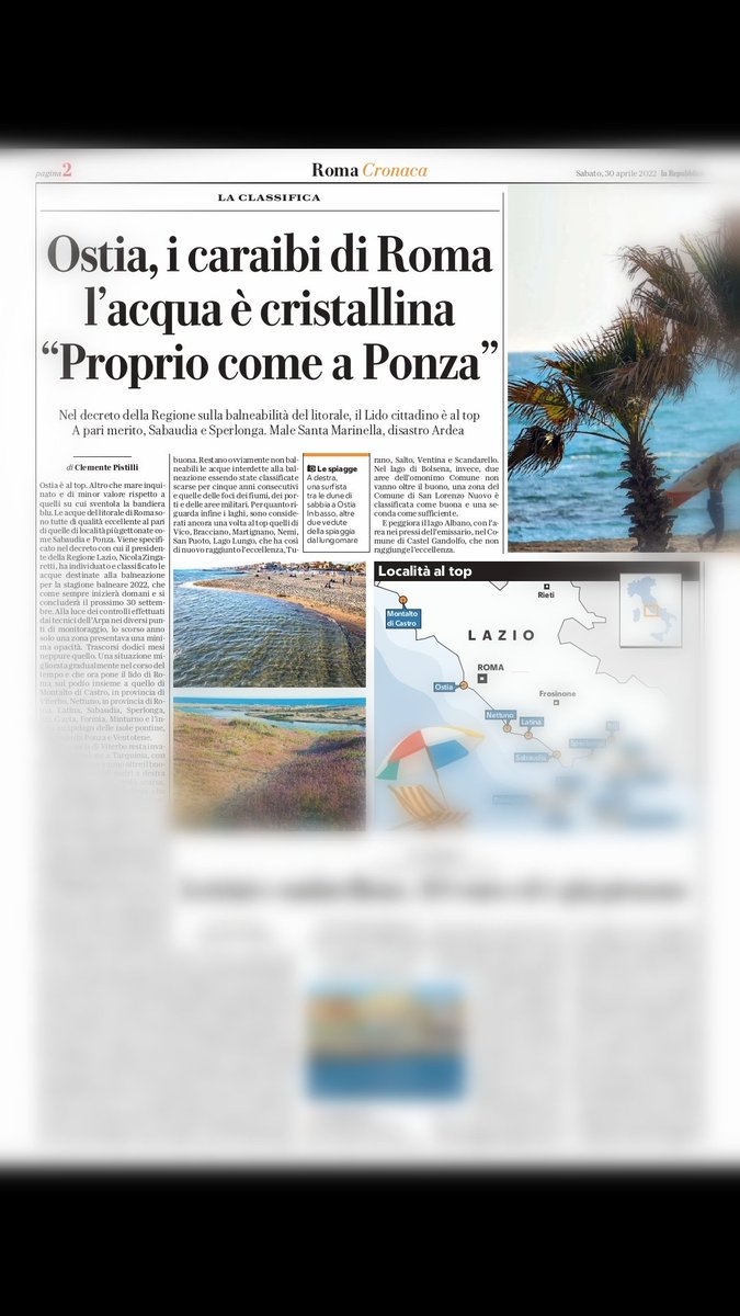 Tiè...beccateve questa. E non c'è cattiva politica che ce lo possa togliere o "ma che stai dì io il bagno non ce lo faccio"... che tenga 😉 #Ostia #OstiaLido #lidodiostia #ostiabeach #Mare #Roma