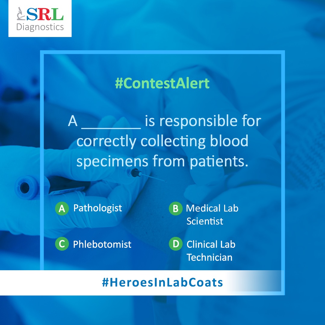 #ContestAlert
Get the final question of the quiz right and make the Amazon voucher yours. Hurry, entries close soon. 

#LabProfessionalsWeek #HeroesInLabCoats #LabProfessionals #SRLDiagnostics
