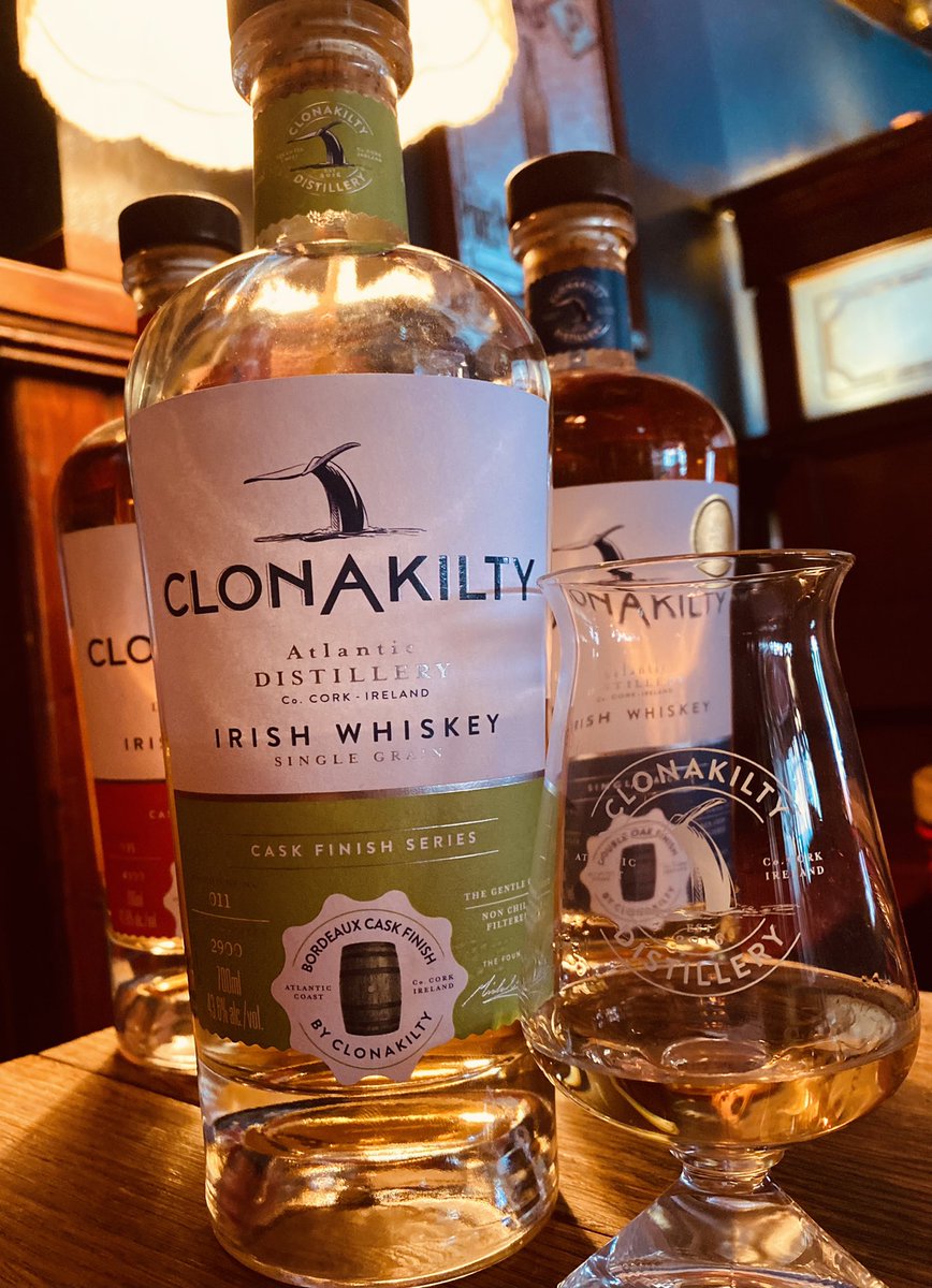Mays whiskey of the month, matured in American oak and finished in Bordeaux wine casks. <a href="/clondistillery/">ClonakiltyDistillery</a> <a href="/LmkWhiskeyExp/">Limerick Whiskey Experience</a>