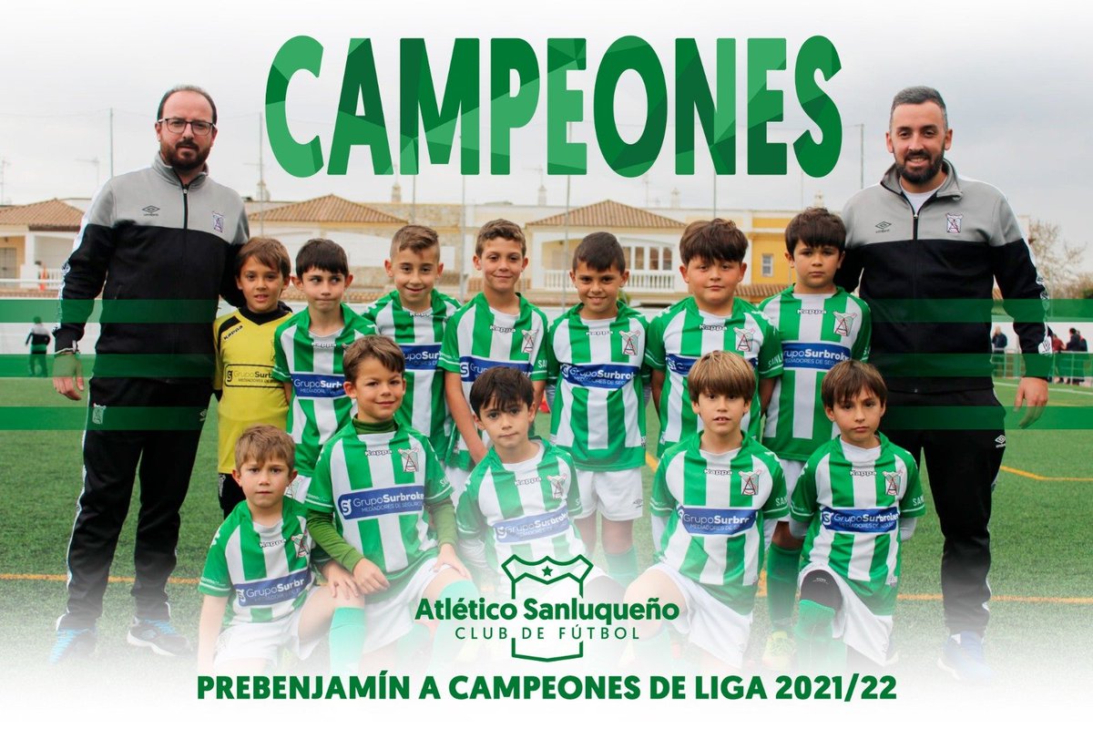 🏆 CAMPEONES 🏆

1️⃣ Nuestro Prebenjamín A se proclama matemáticamente campeón de liga después de una excelente temporada.

💚 ¡Enhorabuena a todos!

#HazañaSanluqueña #PrebenjamínA