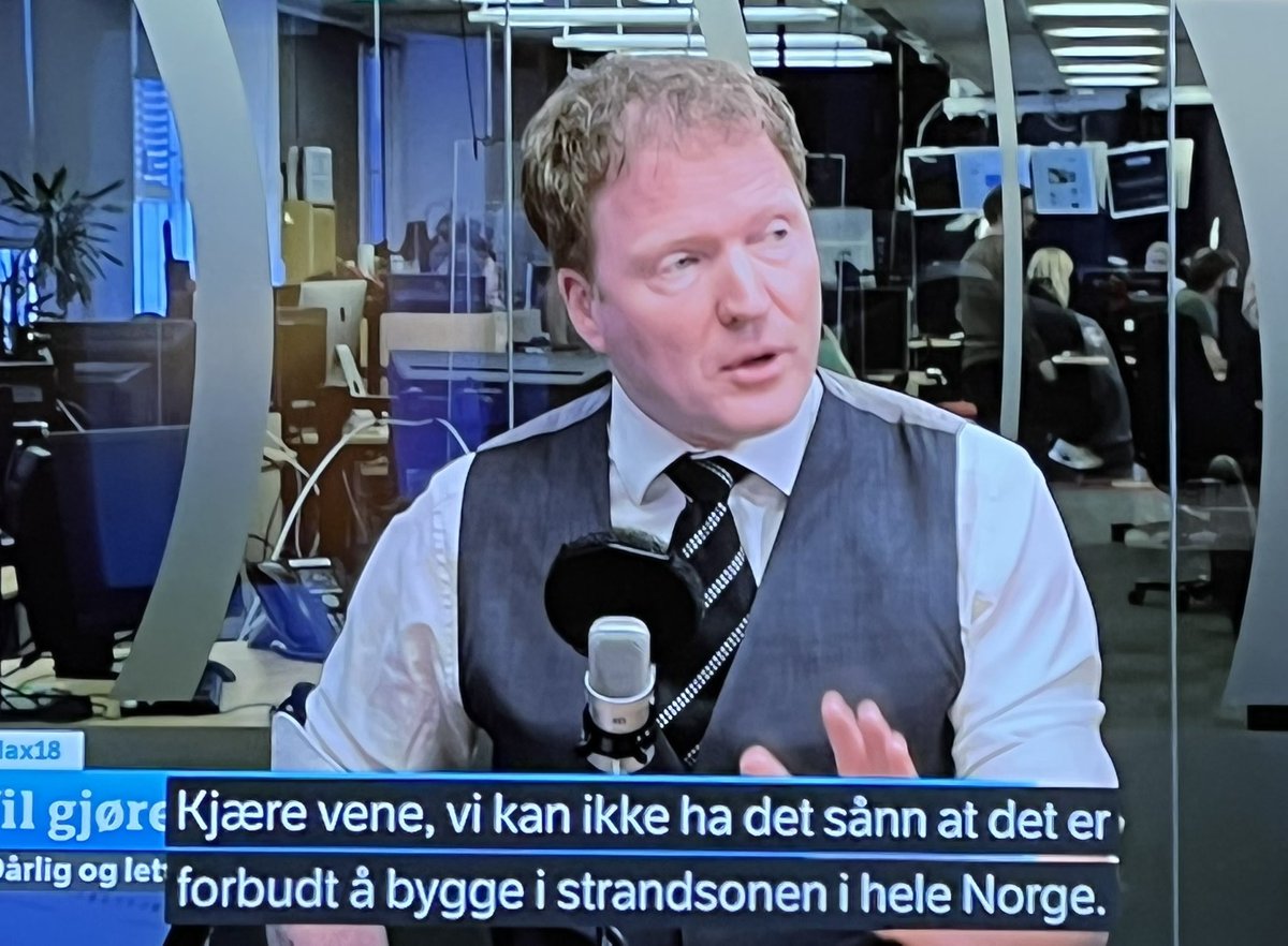 I ny og ne skriver media om jus og i det siste har særlig hundremetersonen fått oppmerksomhet, en regel i Plan- og bygningsloven § 1-8 som sier at det ikke er lov å bygge nærmere enn 100 meter fra havet…🧵
