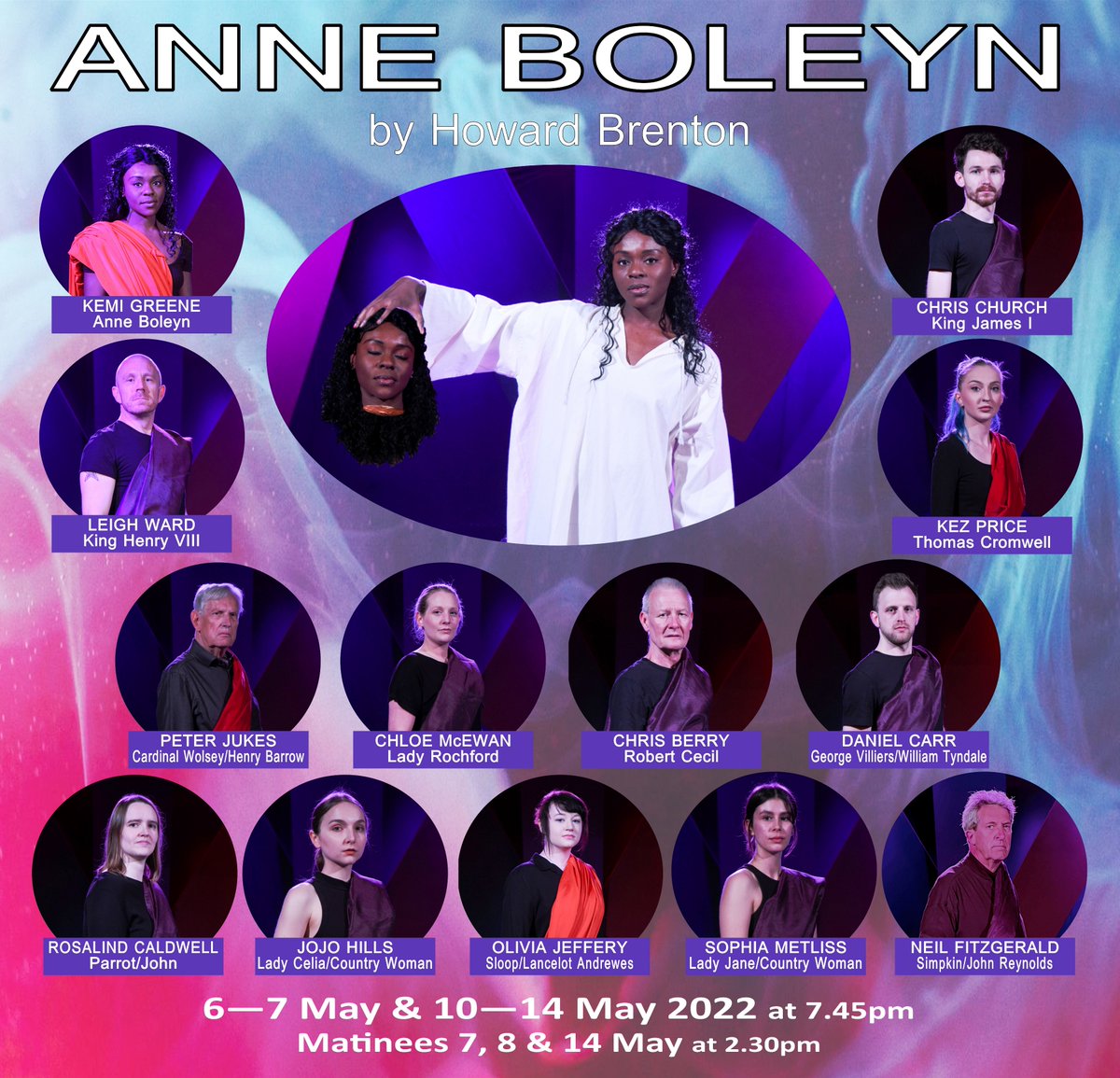 brighton_little's tweet photo. Meet the cast of Anne Boleyn. Come and see the famous story told in new, fresh, dynamic, and very, very funny way.. 6 - 14 May, Book soon at https://t.co/BCU52FUTG9 @brighton_little #liveperformance #theshowmustgoon #contemporary #HistoryPlay #history #Tudors #AnneBoleyn https://t.co/lVDAitCBRl