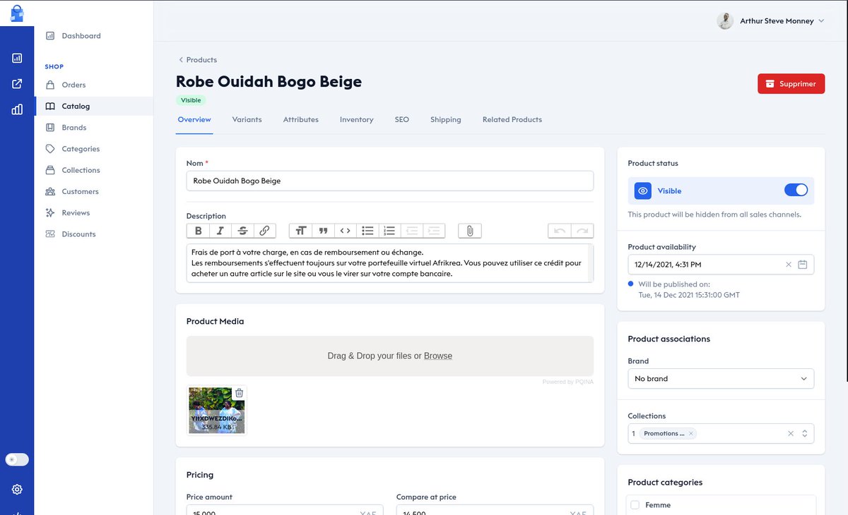 Laravel Shopper v1.0 is released 🎯. 

Some available features:
🖥 Management of products, brands, categories, collections
🔑 Roles &amp; permissions management with spatie/laravel-permission
⚙️ Settings pages
🧩 Customizable livewire components 

github.com/shopperlabs/fr…