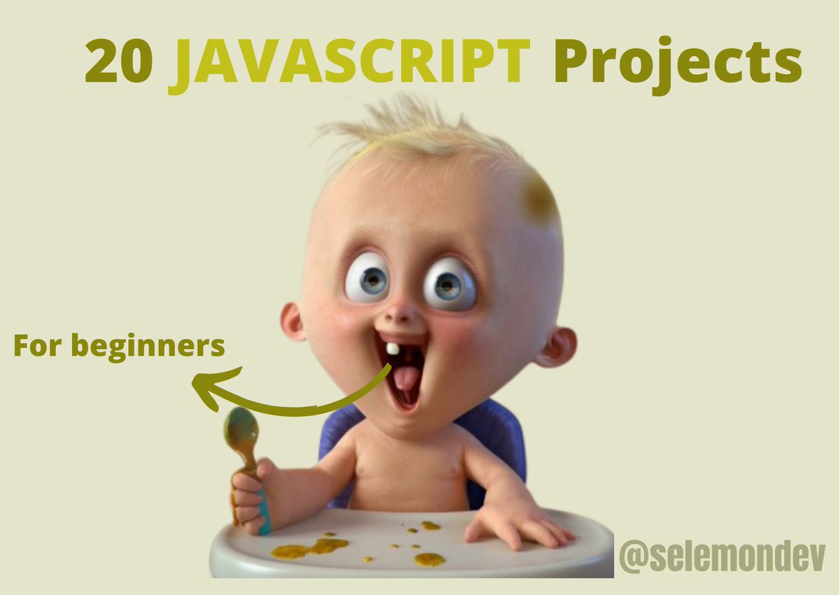 selemondev's tweet image. Javascript Projects for beginners ✨

Thread  🧵