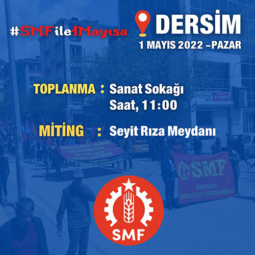 SMF birçok il için toplanma yeri ve saatlerini içeren 1 Mayıs programını açıkladı

📌 İstanbul'da birçok ilçede araç kaldırılacak.

📌 İzmir, Ankara, Dersim, Bursa, Mersin, Elazığ ve Antakya'da toplanma yerleri ve saatleri belirlendi

gazetepatika18.com/smf-bircok-il-…
#1mayıs2022