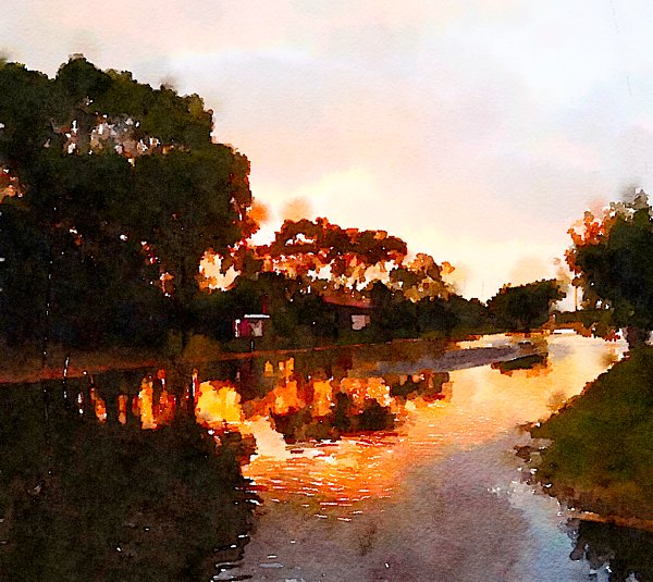 PyroWax's tweet image. New artwork for sale! - "Flood at Sunset" - fineartamerica.com/featured/flood… @fineartamerica