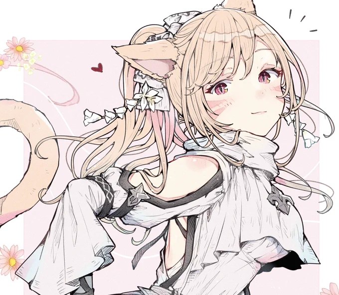 ミコッテ〜!🐱✨

#今月描いた絵を晒す 
#GWはフォロワーさんが増えるらしい 
#FF14イラスト #ミコッテ 