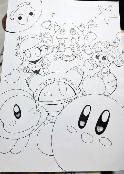 2～3年前くらいに部活ので描いたやつ、今見ても結構すき 
