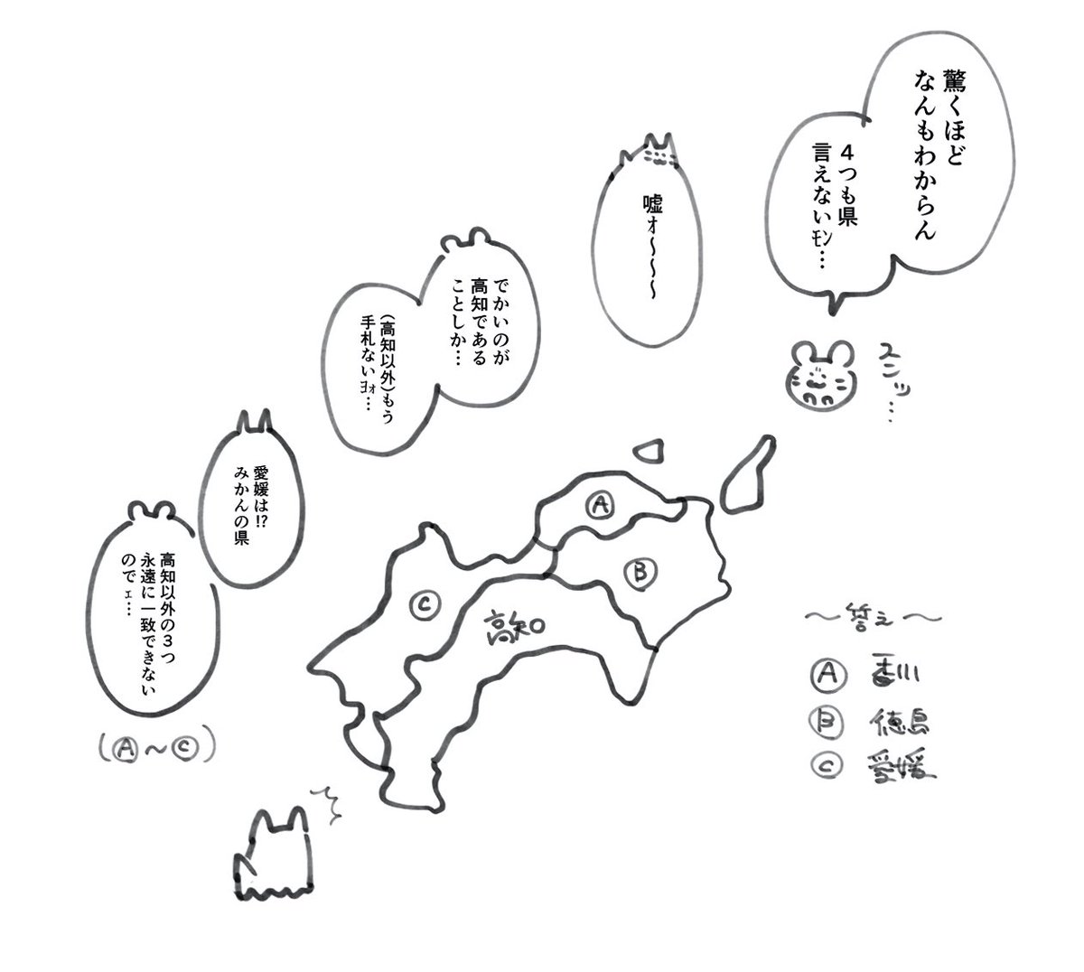 四国が全くわからなかった戒め日記 