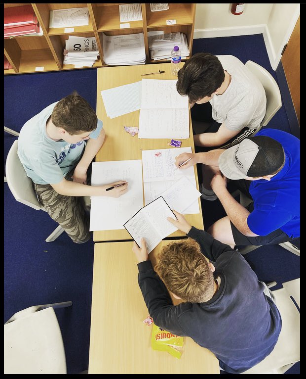 StClementsEng's tweet photo. Saturday English @StClements 🙌🏽 So proud of our Year 11 students today. Question: If the characters from AIC were biscuits, what would they be and why? 🍪 @WNAT_Home #StCPRIDE #countingup #classof2022 https://t.co/50y6W8wKPj