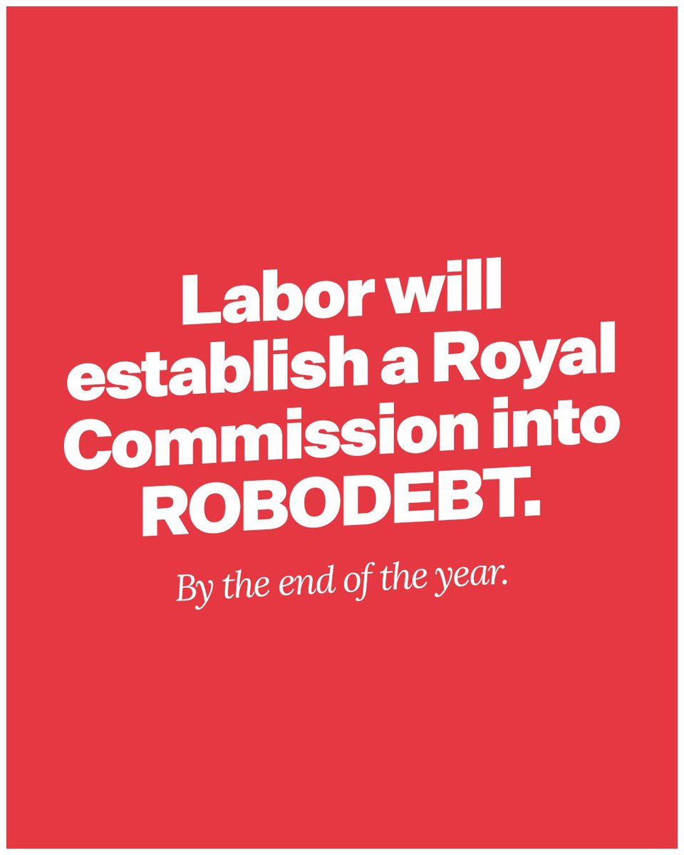 The Robodebt scheme was illegal and immoral. Labor will seek to find the truth behind this scandal that hurt thousands of Australians.