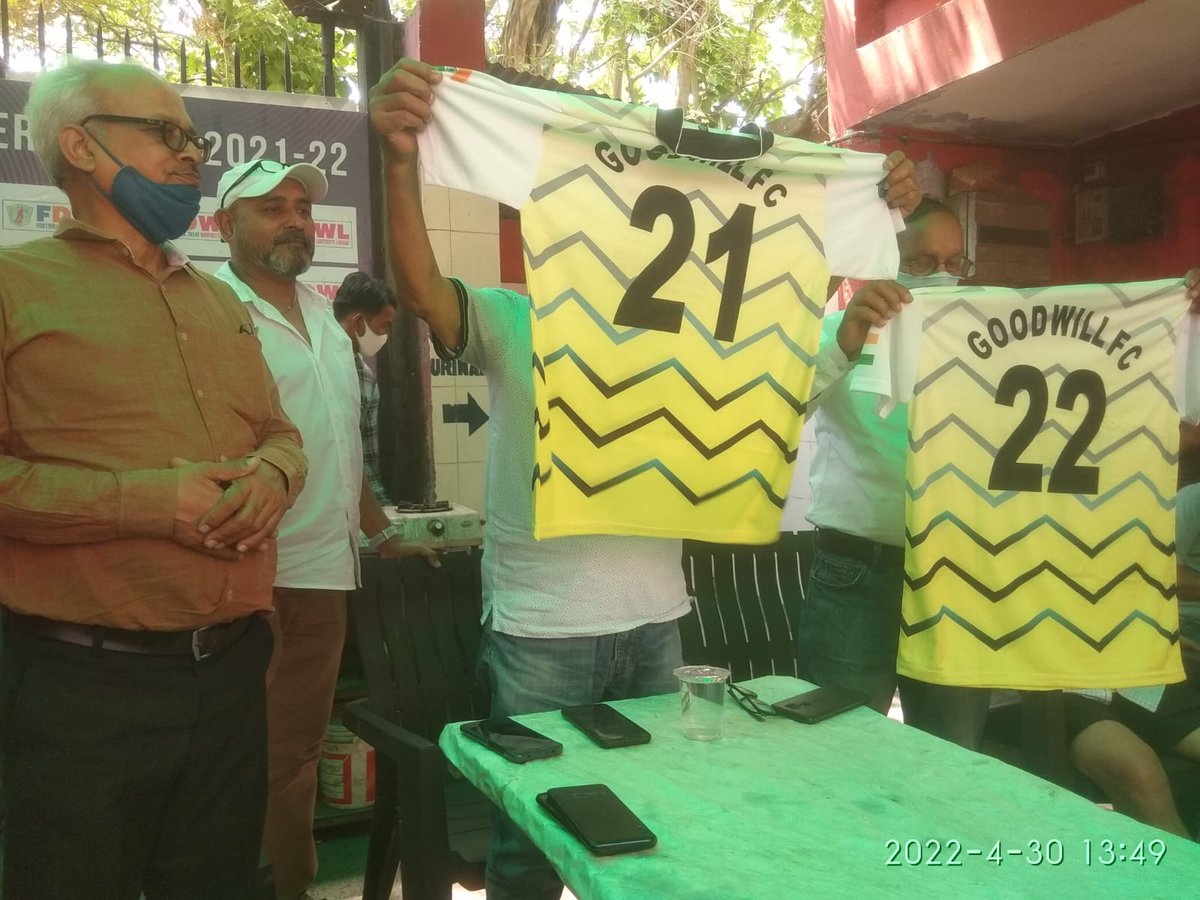 goodwill_fc's tweet photo. Jersey launch 21-22 Season..... #FootballDelhi #GoodwillFC #GFC https://t.co/kT1oPvm7ji