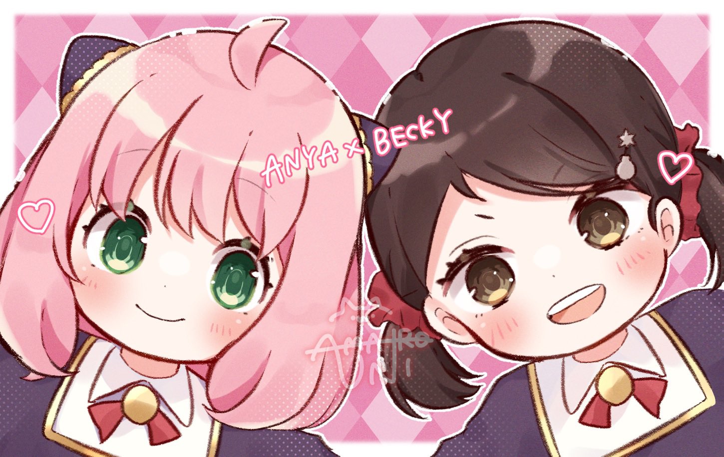 雨色うに Spy Family スパイファミリー アーニャ ベッキー コンビかわいい T Co 4datmxphjt Twitter